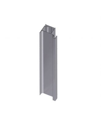 Aluminum Gola Profile Vertical Handle For Single Drawer, Satin Gold