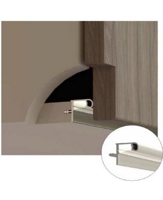 Aluminum Led Gola Profile 4M Stainless Steel