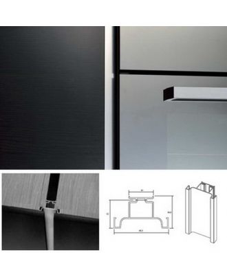 Recessed Vertical Double Grip Profile