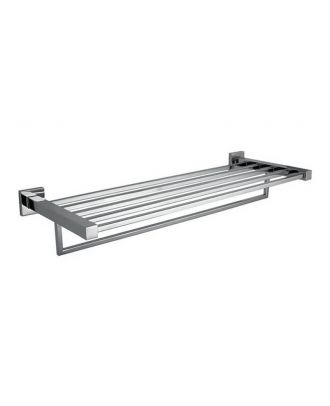 Towel Shelf With Lower Bar