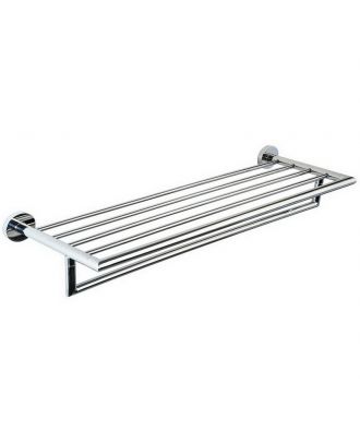 Towel Shelf With Lower Bar