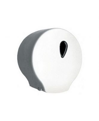 Toilet Paper Dispenser For Industrial Roll Content Viewer And Safety Closure