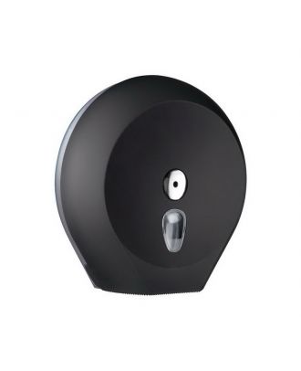 NOFER Industrial extra large toilet paper dispenser wall mounted ABS, Black