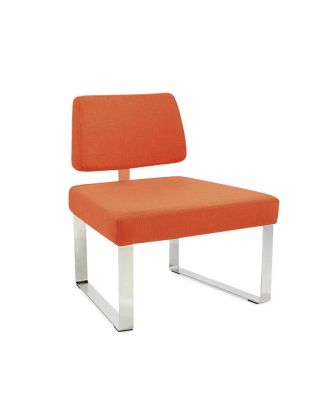 Leisure Sofa With Backrest Orange