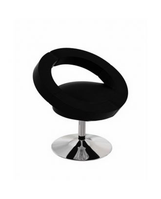 Hydraulic Chair Leather Black