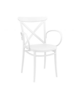 Siesta - Cross XL Armchair for indoor and outdoor, White