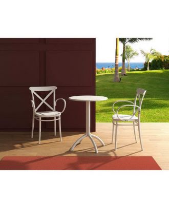 Siesta - Cross XL Armchair for indoor and outdoor, Taupe