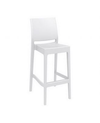 White Maya High Chair 75 Cm