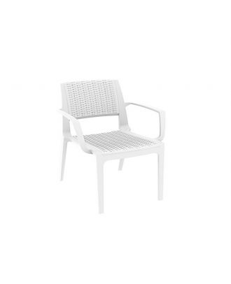 White Capri Armchair