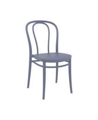 Plastic Chair, Dark grey
