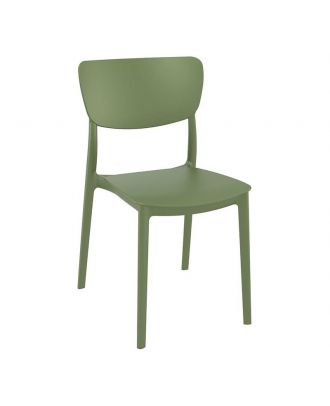 Monna Olive Green Dining Chair