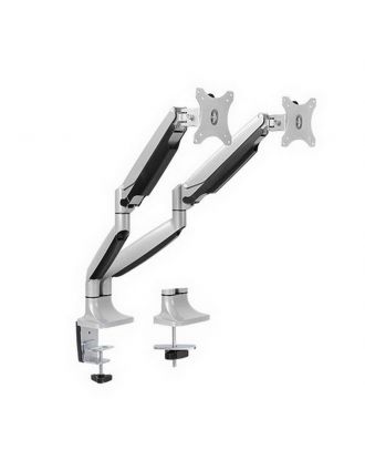 Dual Monitor Interactive Counterbalance Aluminum Monitor Arm For Most 13"-32" Lcd Monitors