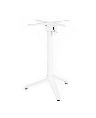 Aluminum Foldable Table Base In White