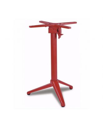 Aluminum Foldable Table Base In Red