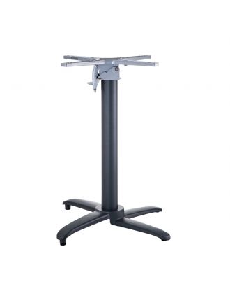Aluminum Foldable Table Base In Black