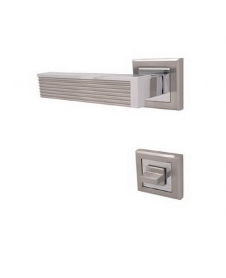 Chrome X Silver Handle With Rosette