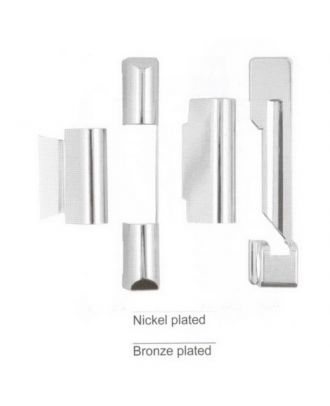 Right Hinges With Cover Chrome