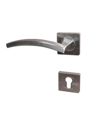 Silver Handle With Rosette