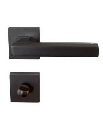 Door Handle Wc Rose, Dark Grey