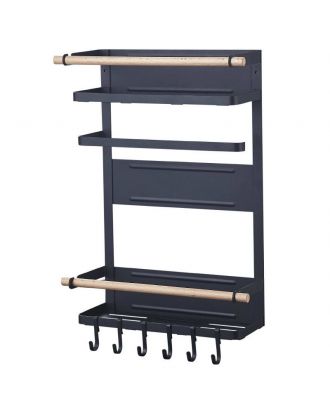 Kitchen Organizer Rack Black