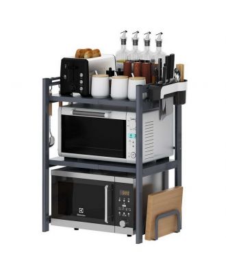 Aluminum Extendable Microwave/Oven Rack - Two Layers