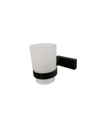 Brush Holder With Glass Tumbler