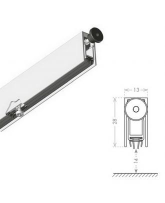 Drop Down Seal With Removable Gasket, 43 Cm