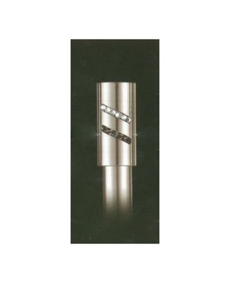 Finial Curtain Silver X Crystal