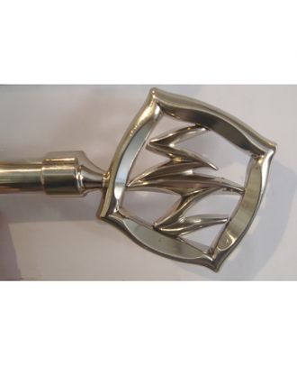 Finial Curtain Silver