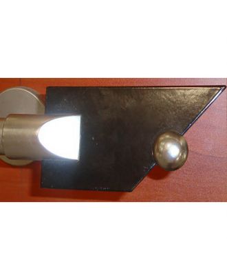 Finial Curtain Silver X Black