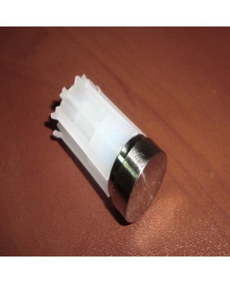 End Cap Curtain Finial In Brushed Steel 19Mm