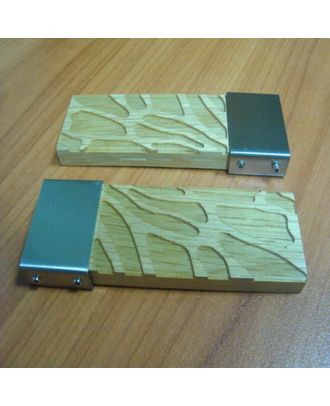 Finial Curtain Wood Beige