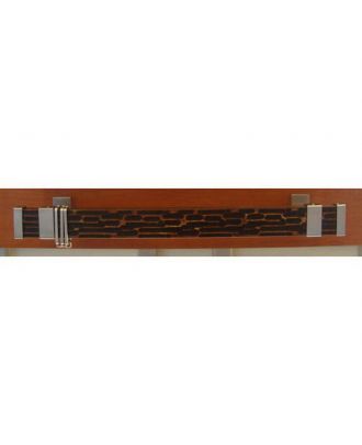 Curtain Single Pole Aluminum Black X Brown