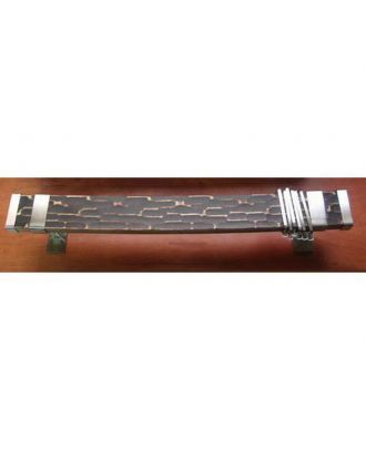 Curtain Single Pole Brown X Beige