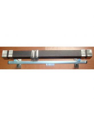 Curtain Double Pole Black