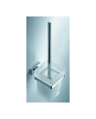 Chrome 'Toilet Brush&Holder