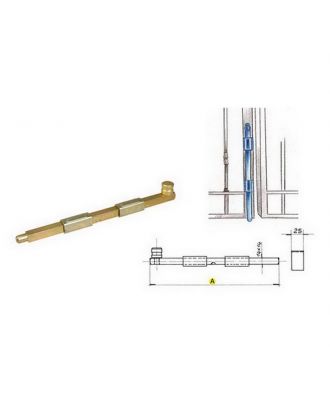 Square Bolt To Weld Heavy Type - Round Top