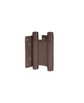Bronzed Steel Double Acting Spring Hinge 29/75