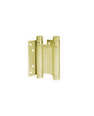 Brassed Steel Double Acting Spring Hinge 29/75