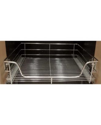 Wire Chrome Plated Kitchen Basket 90Cm