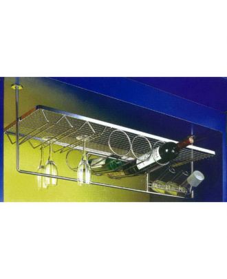Chrome Bottles Hanging Rack