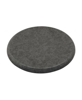 Chair Seat Black Flower Stool