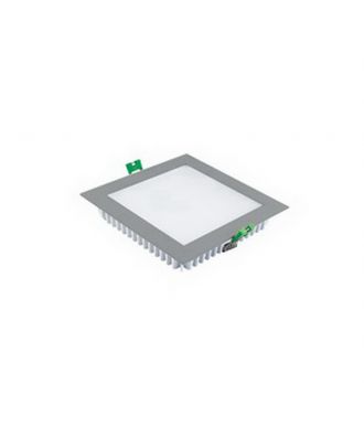 Silver Square Led Down Light 18 W
