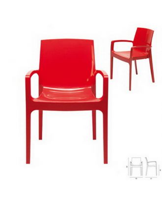 Red Cream Armchair