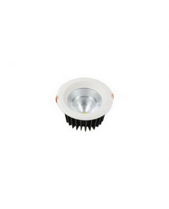 Rounded Daylight Led Downlight Cob 15 W