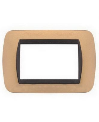 3 Module Zinc Plated Golden