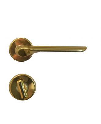 Door Handle On Long Plat With Wc Lock