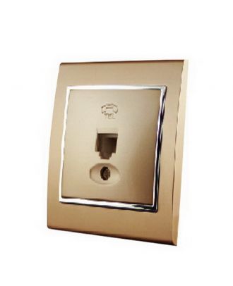 2 Gang Telephone Socket Outlet