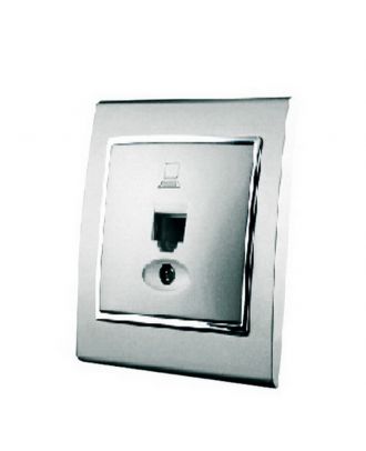 2 Gang Computer Socket Outlet