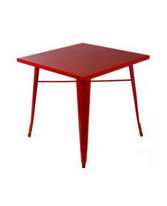Tolix Table Metal Red